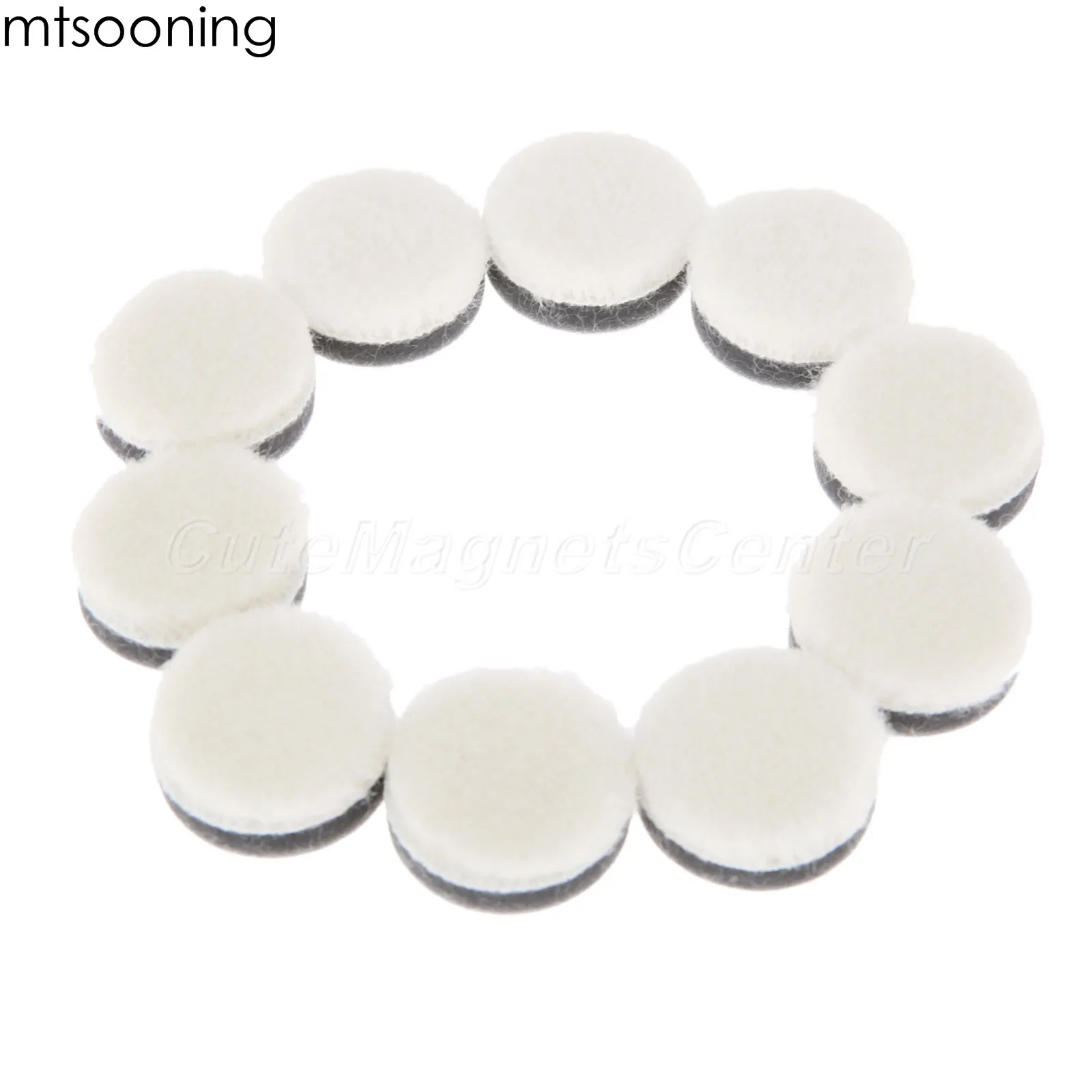 

mtsooning 20pc 25mm Car Polish Waxing Pad Polishing Pad 1" inch Polish Waxing Pads Wool Polisher Bonnet For Car Paint Care