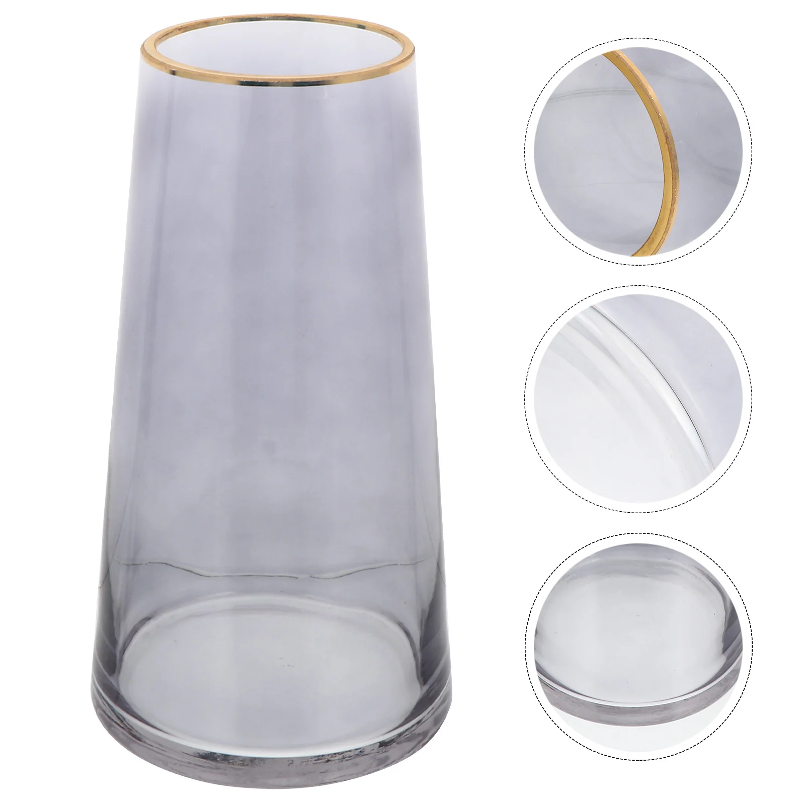 

1Pcs Premium Glass Vase Desktop Flowerpot Elegant Home Hotel Decor Glass Vases Desktop Vase Flower Arrangement Container