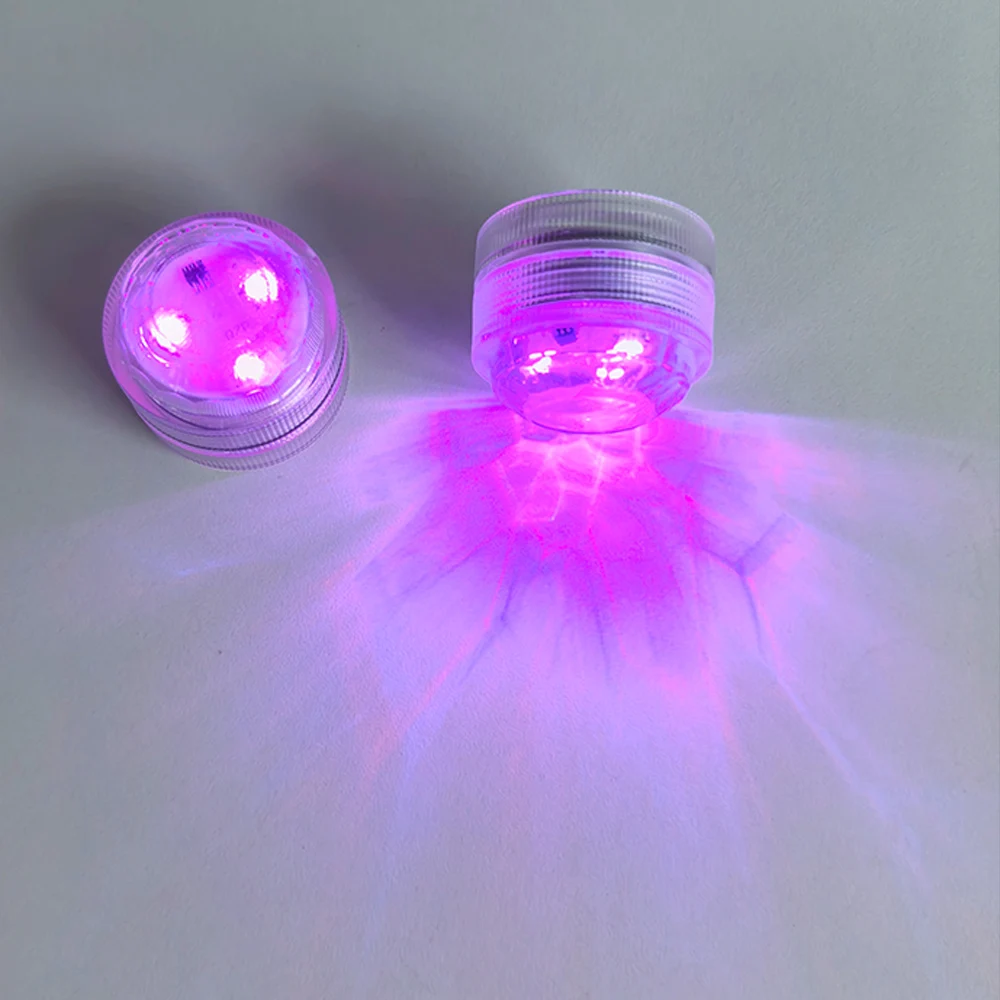 Remote Controlled Submersible Led Light Mini Tea Light Waterproof for Vase Event Home Decor