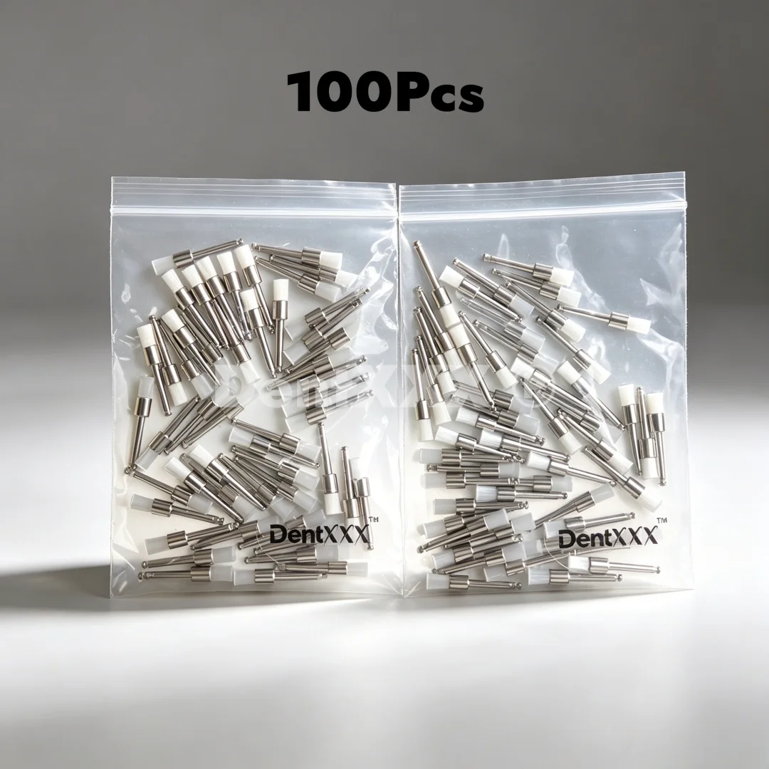 50 Stück/Packung Nylon-Polierbürsten, bunt/weiß, flach, Ra/Latch für Oberflächenpolitur auf Nagelkunst, Industrieteilen – Detail 6