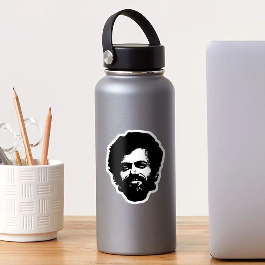 

Terence Mckenna Sticker for Laptop Decor Bedroom Car Cute Cartoon Art Fashionable Public Suitcase
