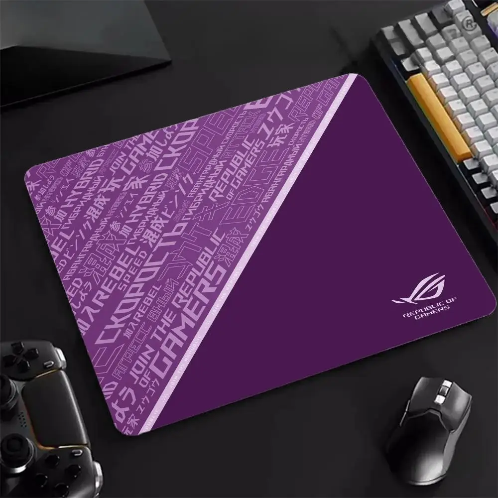 ROGaming لوحة ماوس سوداء ألعاب احترافية متناهية الصغر سطح مطاط مضاد للانزلاق ملحقات الكمبيوتر 400X450MM ماوس