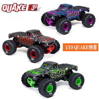 ARRMA 1/10 QUAKE Remote Control Electric Rear Wheel Drive Brushless 2-3S DSC Monster Truck 80KM/H Off-Road Vehicle RTR Toys
