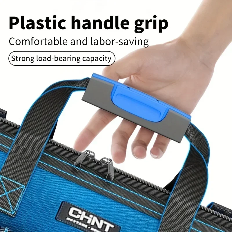 Multifunctional Electrician Tool Bag Waterproofed Wear-Resistant Thickened Large Capacity MultiPocket Toolkit Storage Bag