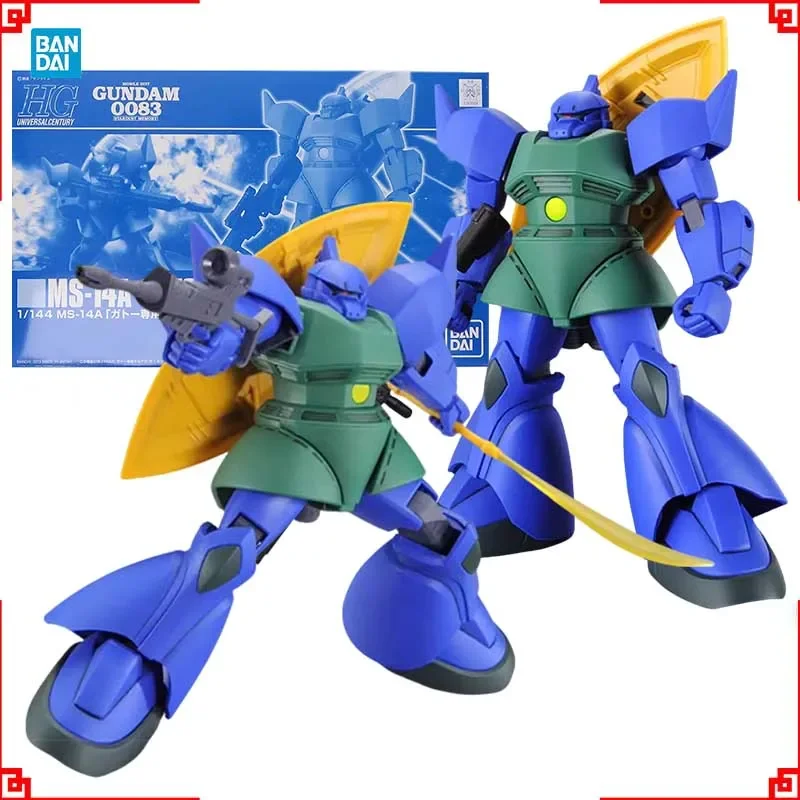

Bandai Gundam Model Kit HG Gato Gelgoog Action Figure Gunpla Building Kit Gundam Collectibles Anime Figures Toys For Boys Gift