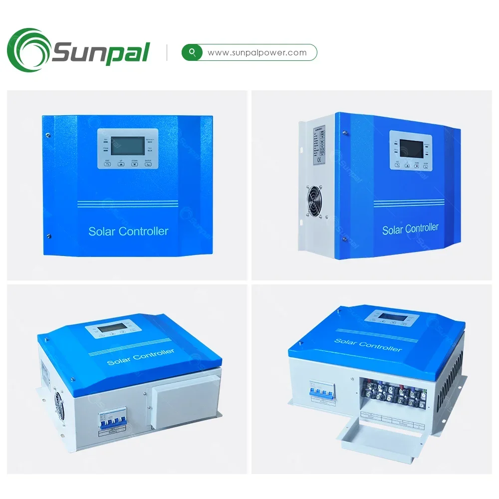 Sunpal High Power MPPT Series Controller 48V 96V 192V 220V 50A 100A 150A 200A Mppt Solar Smart Charge Controller