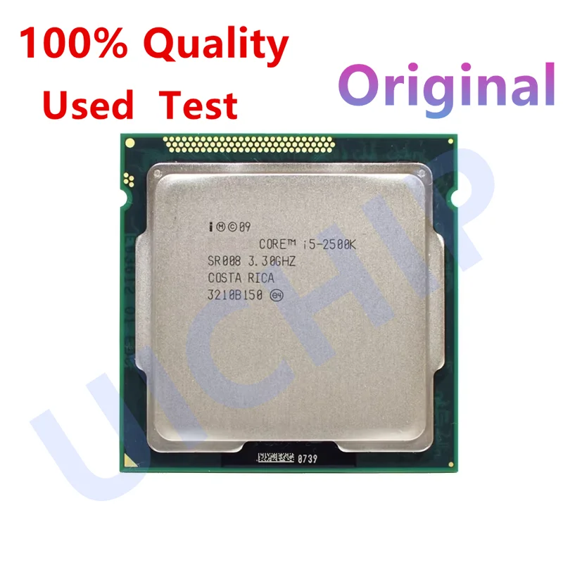 Core i5 2500K Processor 4-Core 3.3GHz LGA 1155 TDP 95W 6MB Cache With HD Graphics Desktop CPU