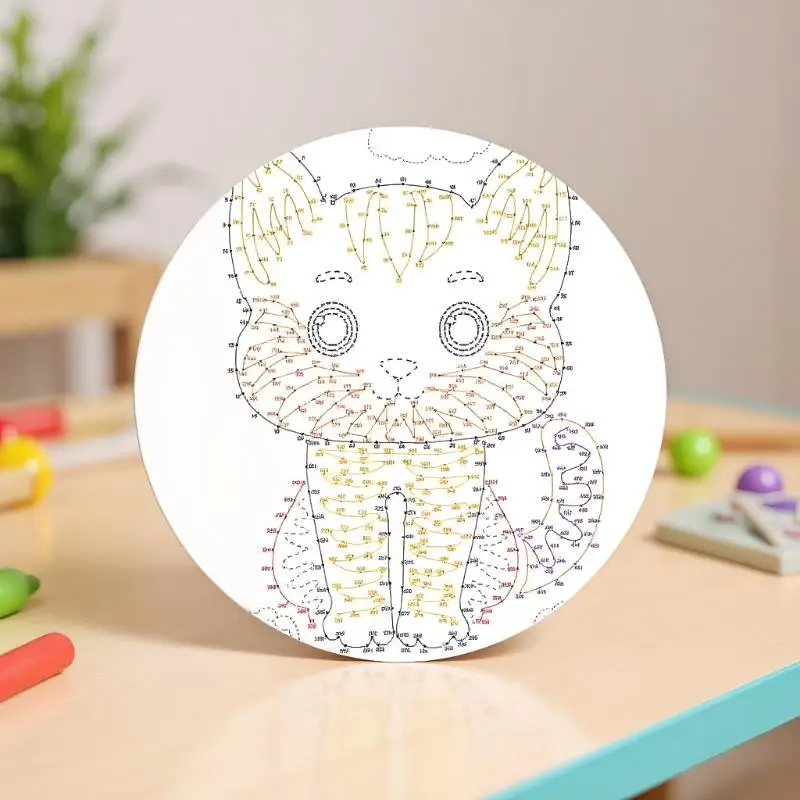 

Set of 1/2/3 Digital Artwork and Coloring Books for Children, Ideal for 3-6 Year Olds, 44 Pattern Centric Learning Tools