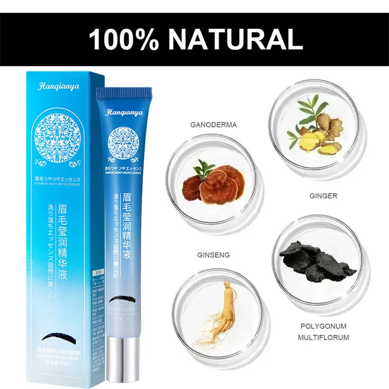 30ml Siero per la crescita delle sopracciglia Crescita dei capelli delle ciglia Prodotto anti-perdita dei capelli Prevenire la calvizie Più spessa Allungamento del sopracciglio Trucco
