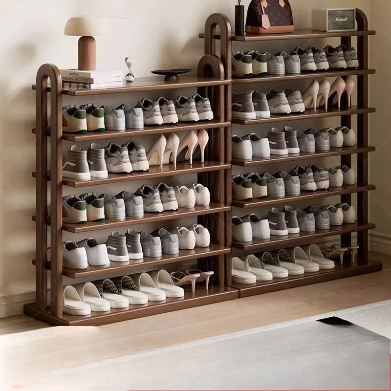 خزائن خزانة أحذية، خزانة أحذية خشبية لقاعة المدخل، خزانة أحذية، منظم رأسي، أثاث غرفة نوم Zapatos