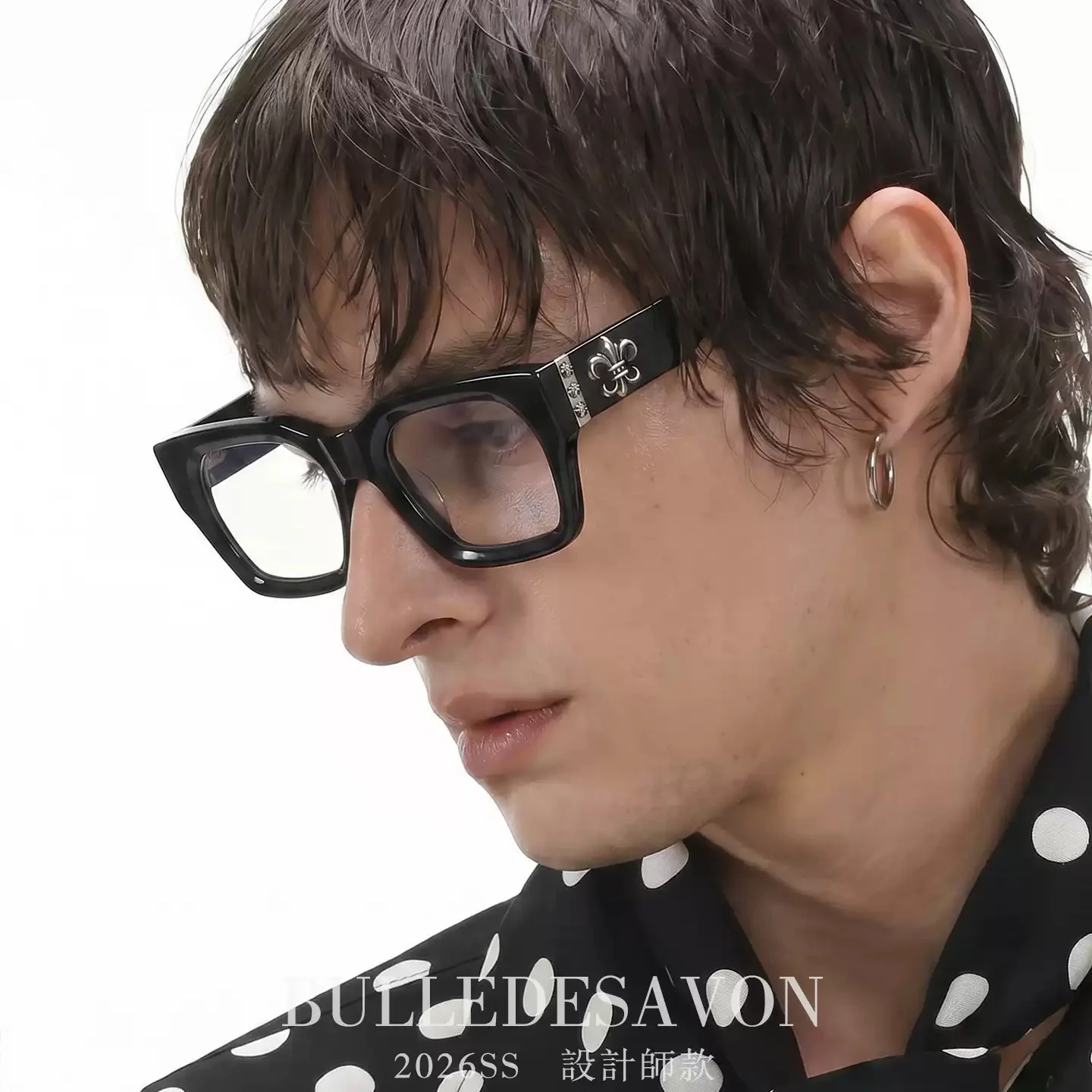World Fashion Trendy Bold Personality Retro Large Frame Acetate Men's Eyeglass Frame Casual Simple Square Women's Luxury Glasses