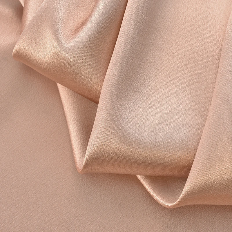 Satin Fabric With Shine Effect For Dressmaking Wedding Crepe Back Bridal Satin Fabric Crystal Duchess Satin Fabric Well Draped