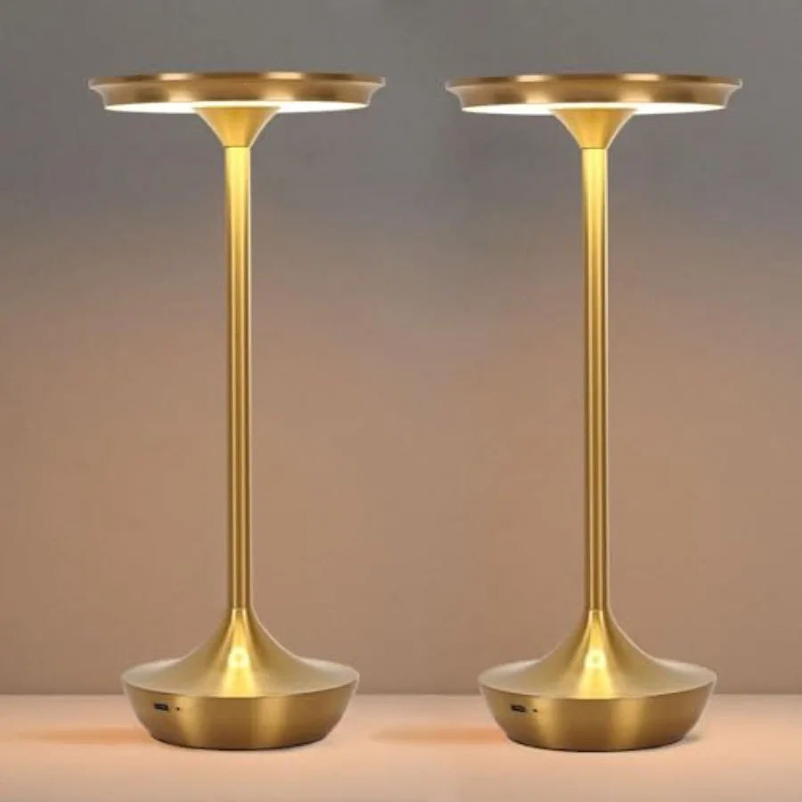 

Rechargeable Cordless Table Lamp, 6000mAh Battery Operated LED Table Lights Outdoor Portable Touch Dimmable Table Lamp for Bedr