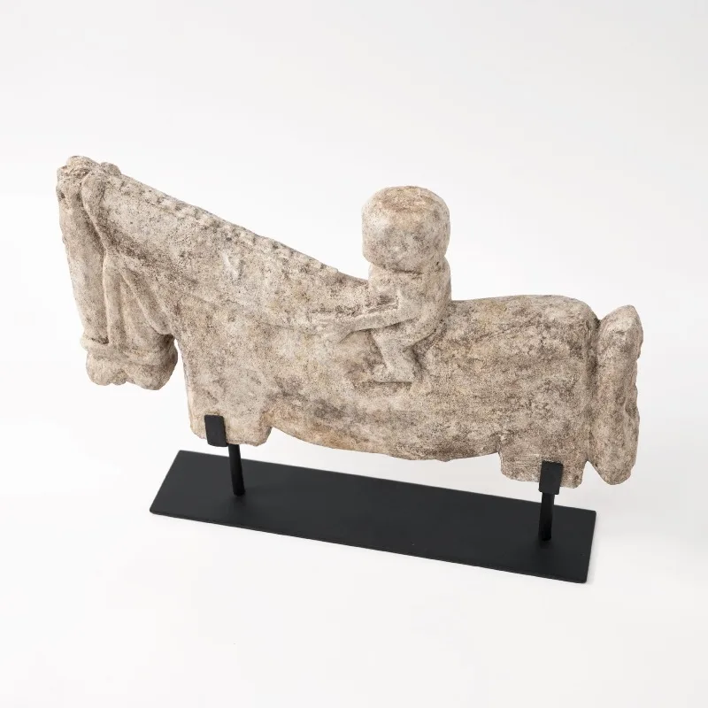 Wabi Sabi Style Retro Creative Abstract Art Sculpture Ornament, Home Decoration Resin, Aesthetic Decoration, Horse Model
