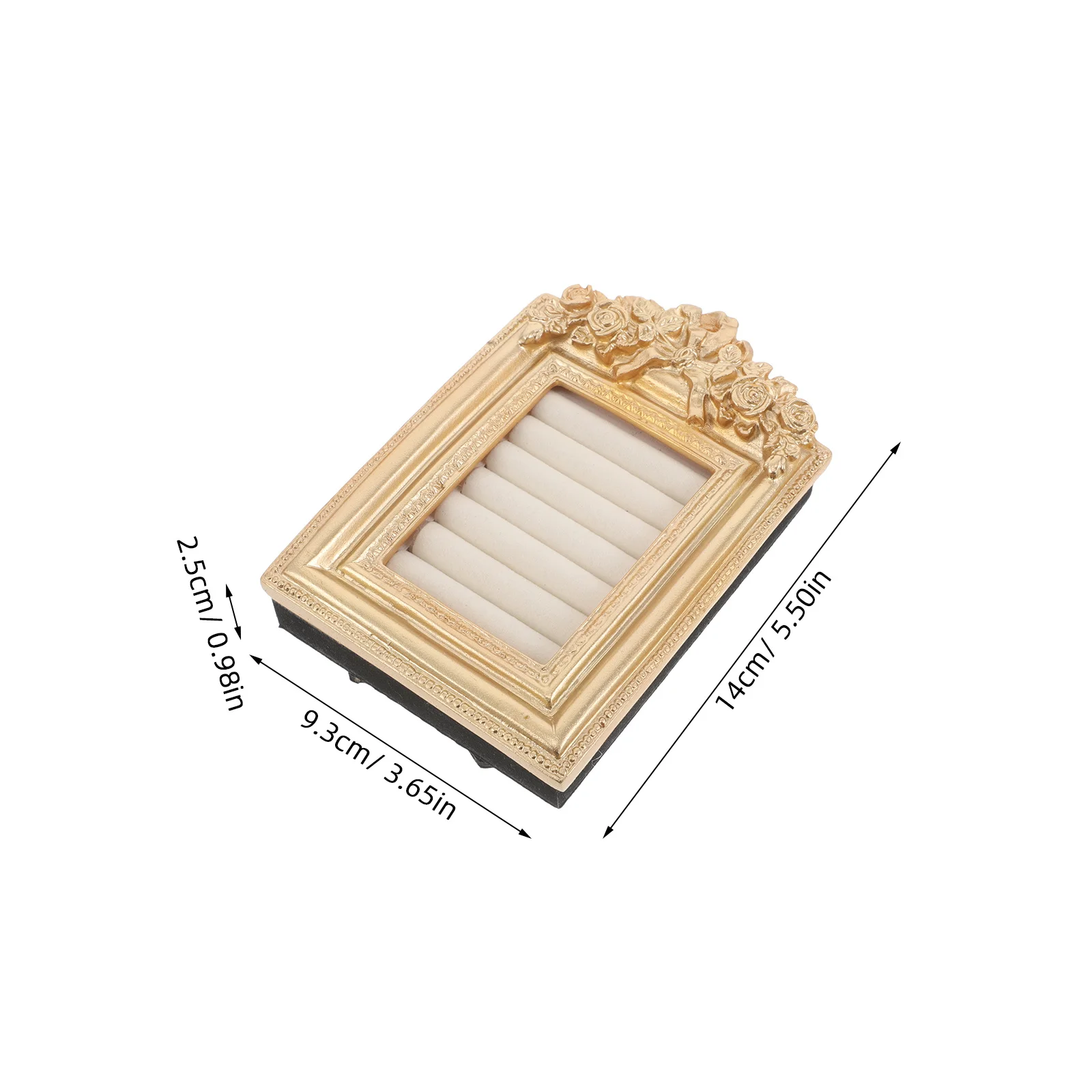 رف عرض لتخزين المجوهرات، سعة كبيرة، منظم متعدد الوظائف، تصميم قابل للتعديل، مثالي لسطح المكتب لطاولة الزينة