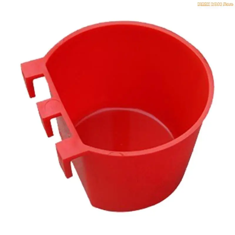 K1AE Pack of 5 Bird Feeders Plastic Cups for Poultry and Birds Pet Supplies Chicken Feeder Feeding Equipment