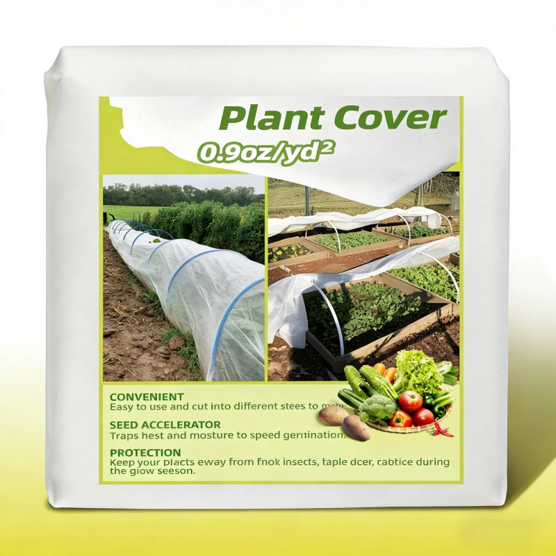 

Защитный чехол от мороза растений, 10x50 футов, утолщенный материал из полипропилена, многоразовый белый защитный чехол для садоводства с покрытиющей пленкой