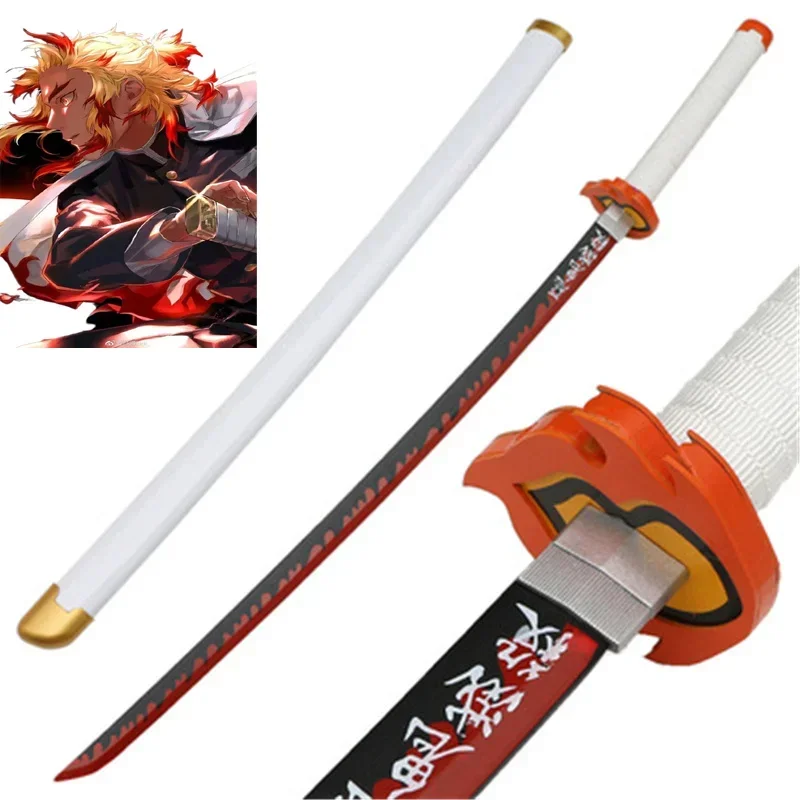 

Cosplay Kimetsu no Yaiba 41inch Anime Hagashi Akihito Demon Slayer Bamboo Assembled 104cm Katana Sword Weapon Model