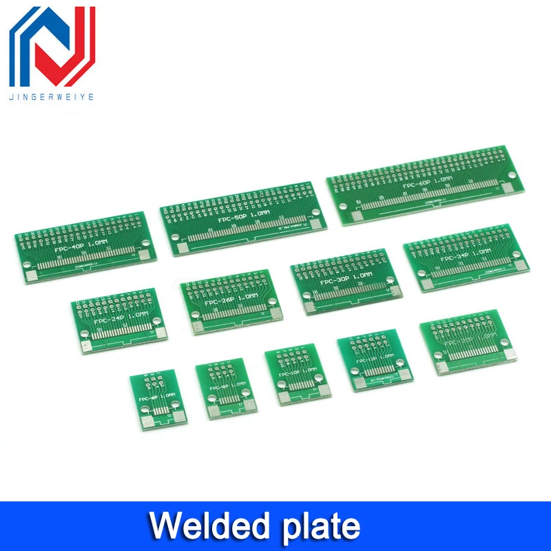 FPC/FFC محول المجلس 0.5/1.0 مللي متر لوحة نقل الكابلات المسطحة يتم إدراجها مباشرة لتقوم بها بنفسك تباعد موصل 6P/8P/10P/20P/30P/40P/60P