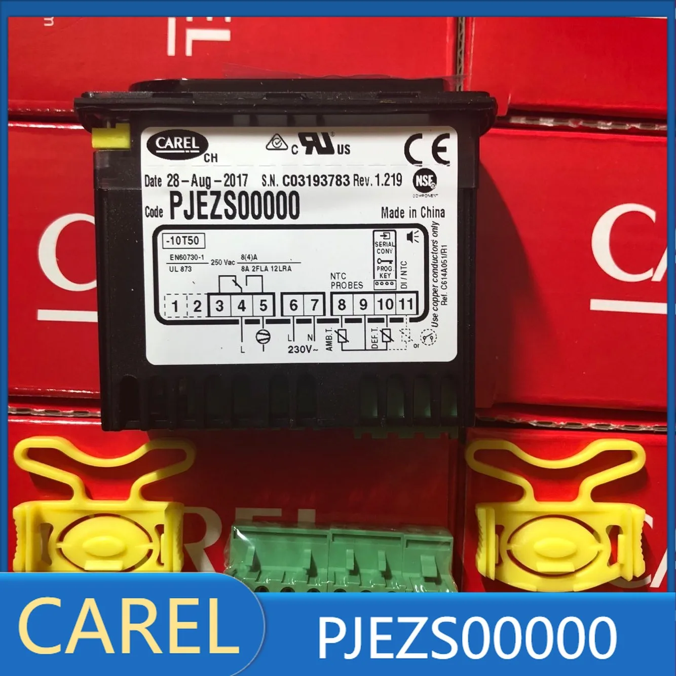 

CAREL PJEZS00000 Temperature Controller New Original