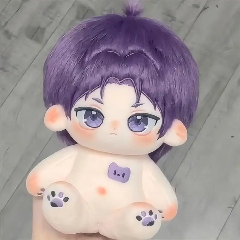 Gevulde 20 cm Mikage Reo Katoenen Pop Anime Blauwe Gevangenis Pluche Marionet Speelgoed voor Kinderen Volwassen Kawaii Versie Collectible Gift poppen