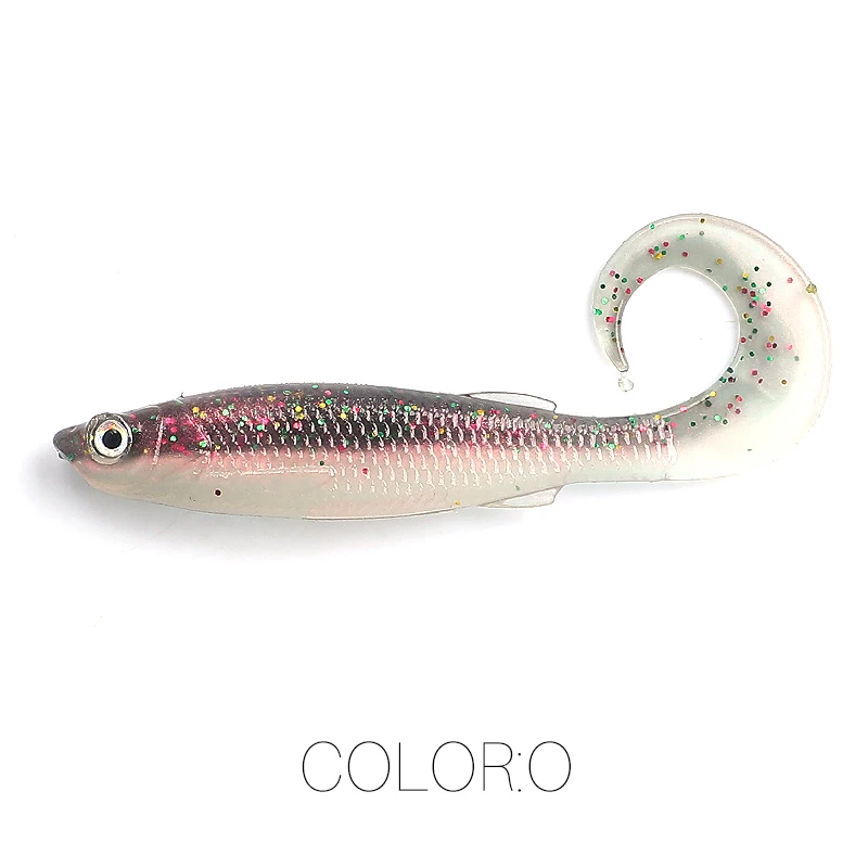 2023 Supercontinent Swimbait Shad T-Tail Luya Weichköder 5 cm/6,5 cm Hechtschleifer Raubtier Angeln 3D-Augen Weicher Köder Angelköder
