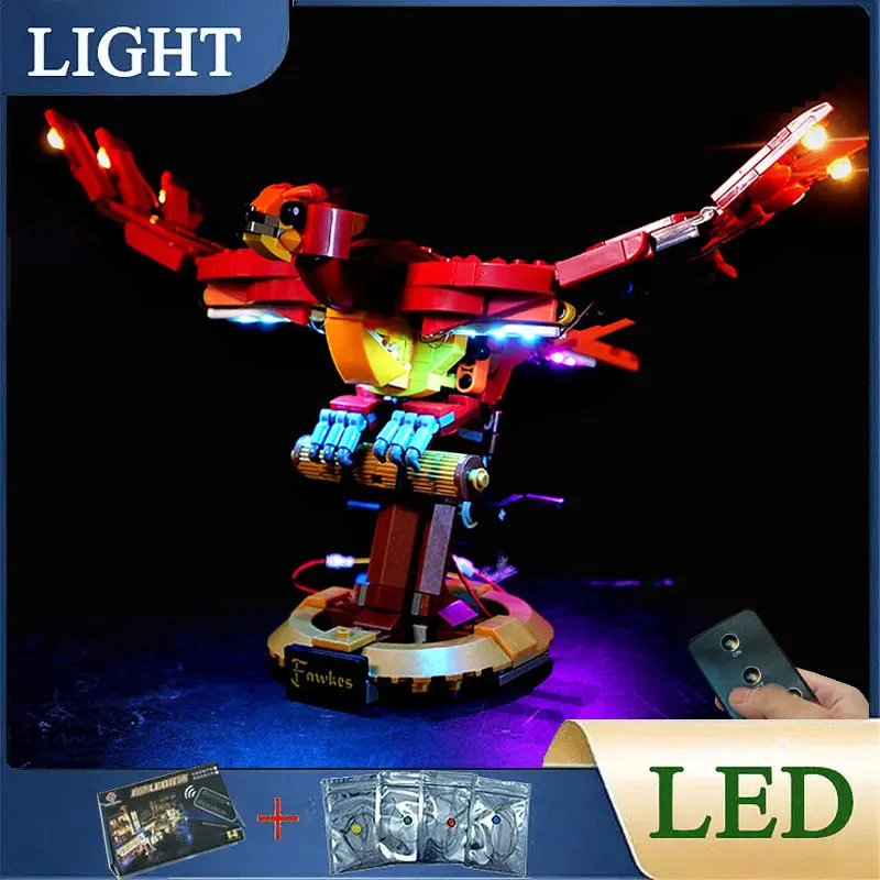 Zestaw oświetlenia LED RC DIY do zestawu klocków LEGO 76394 Phoenix (tylko światło LED, bez modelu klocków)