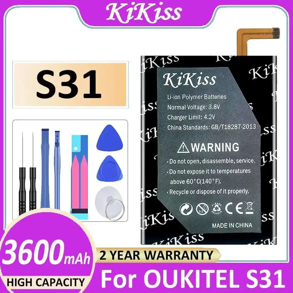 

3600Mah Mobile Phone Battery Environmentally Friendly For Oukitel S31