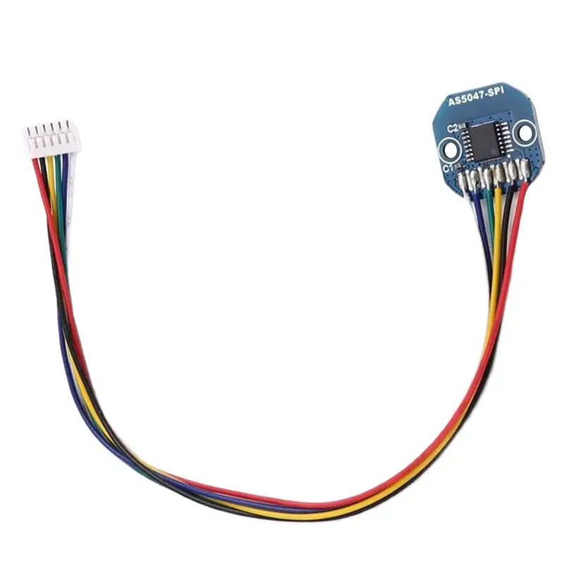 

AS95-AS5047P Encoder 14-Bit On-Axis Magnetic Rotary Position Sensor For High Speed BLDC Induction Angle Measurement Sensor