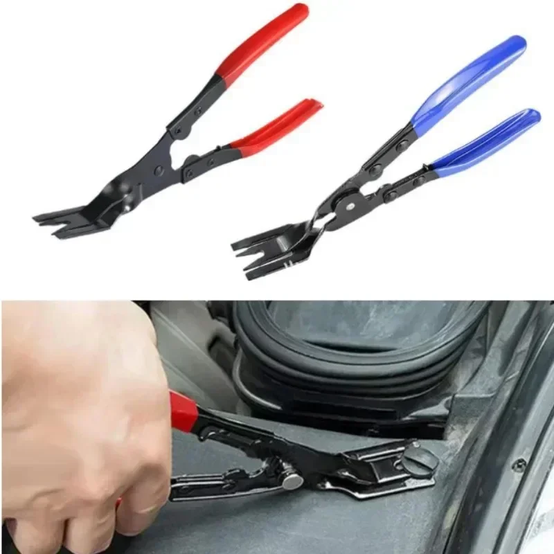 1PCS Car Parts Clip Removal Pliers Tools Auto Body Panel Door Fastener Push Pin Trim Removal Tool Kit Automotive Pry Tool Repair view 4