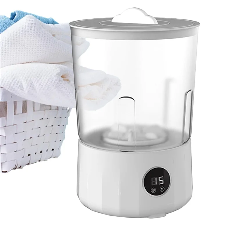 A88E-Portable Washing Machine 1.5L Mini Laundry Machine Rechargeable Socks Cleaner Clothes Washer For Commercial RV Indoor