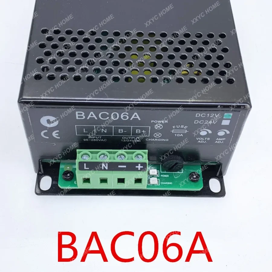 

BAC06A 12V or 24V Battery Charger Floating charge, 12V or 24V Auto Battery charger 12V 6A or 24V 3A