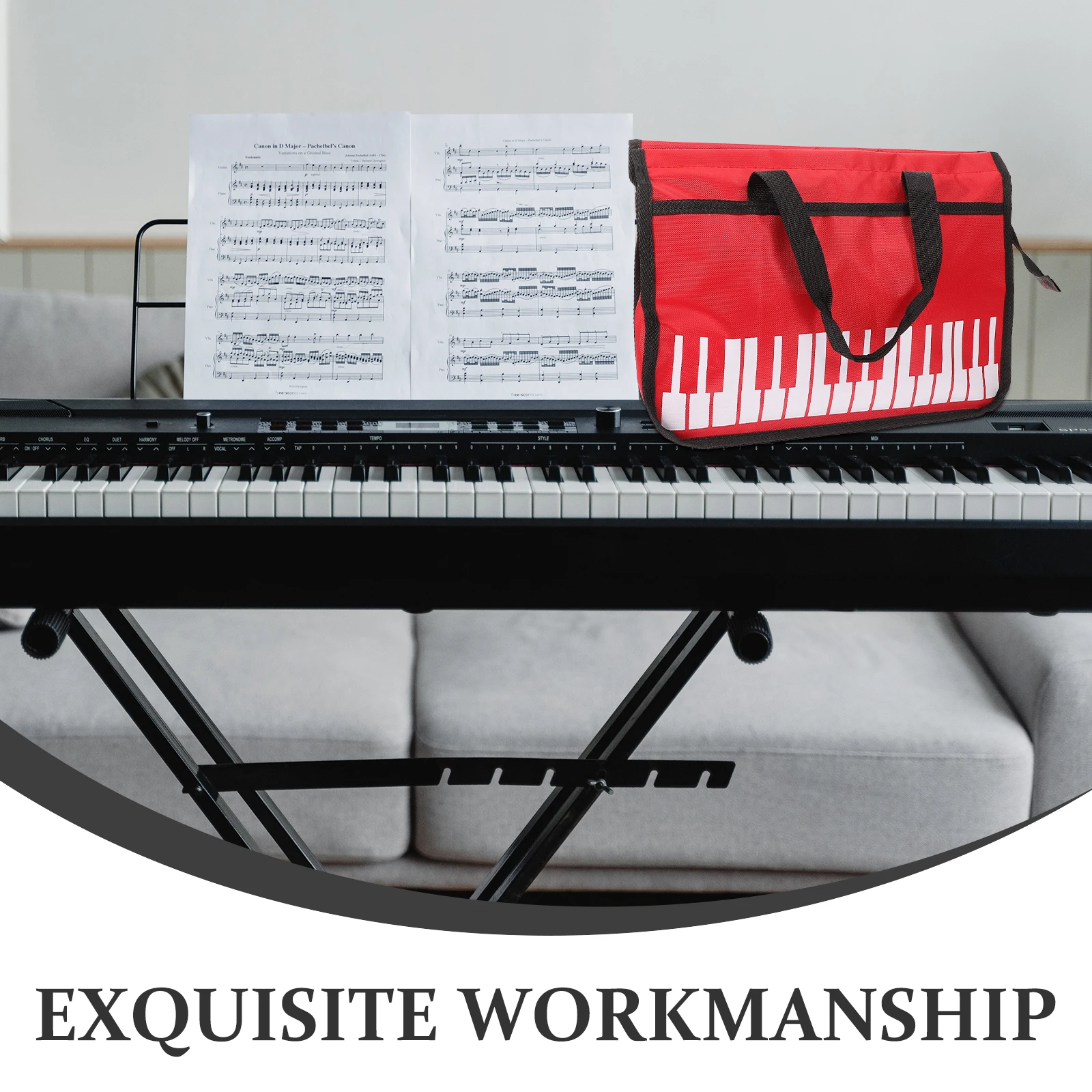 

Sheet Instrument Holder Oxford Fabric Case Violin Musical Score Pouch