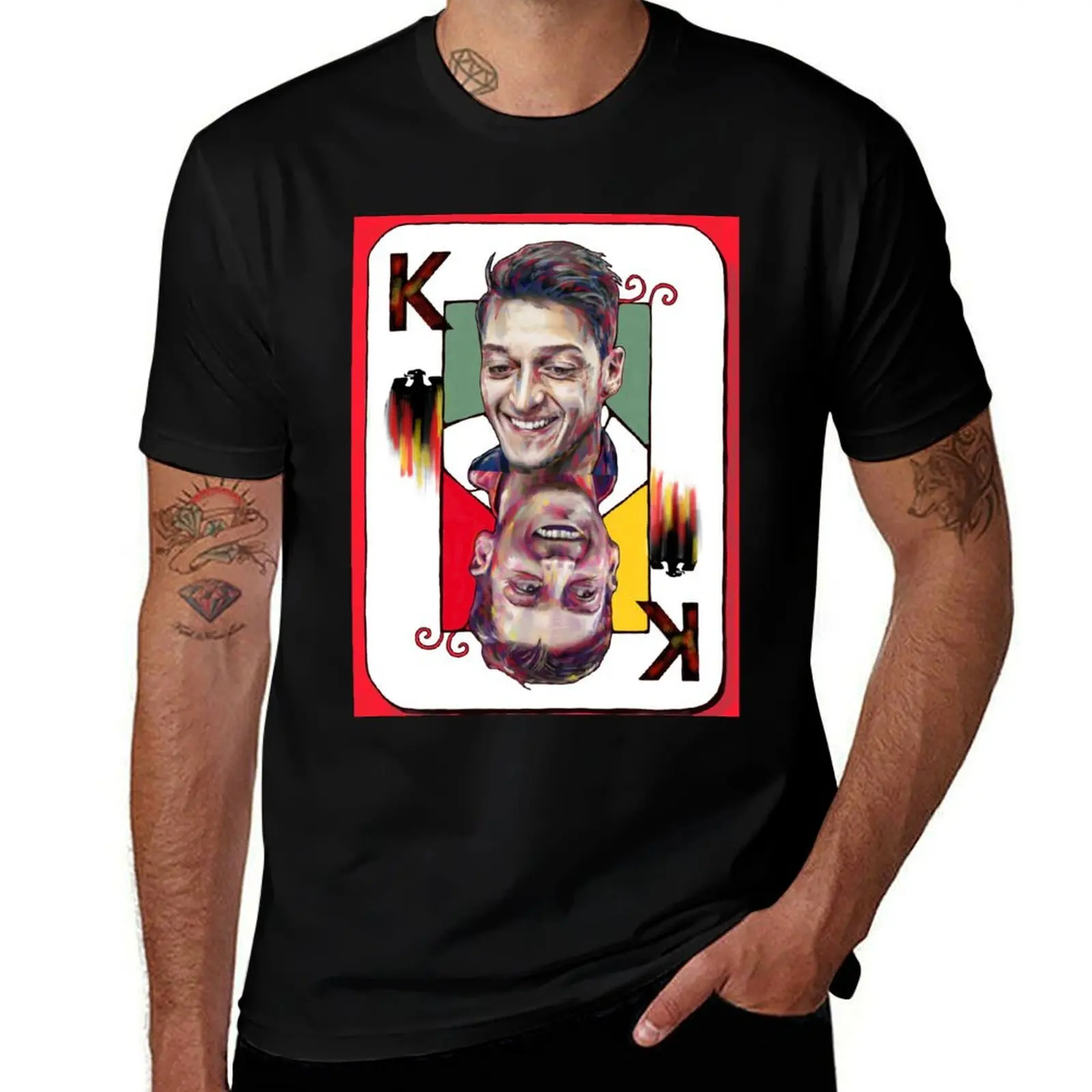 

Mesut Ozil - Der Konig T-Shirt cotton t shirt man cotton t shirt pack T-Shirt