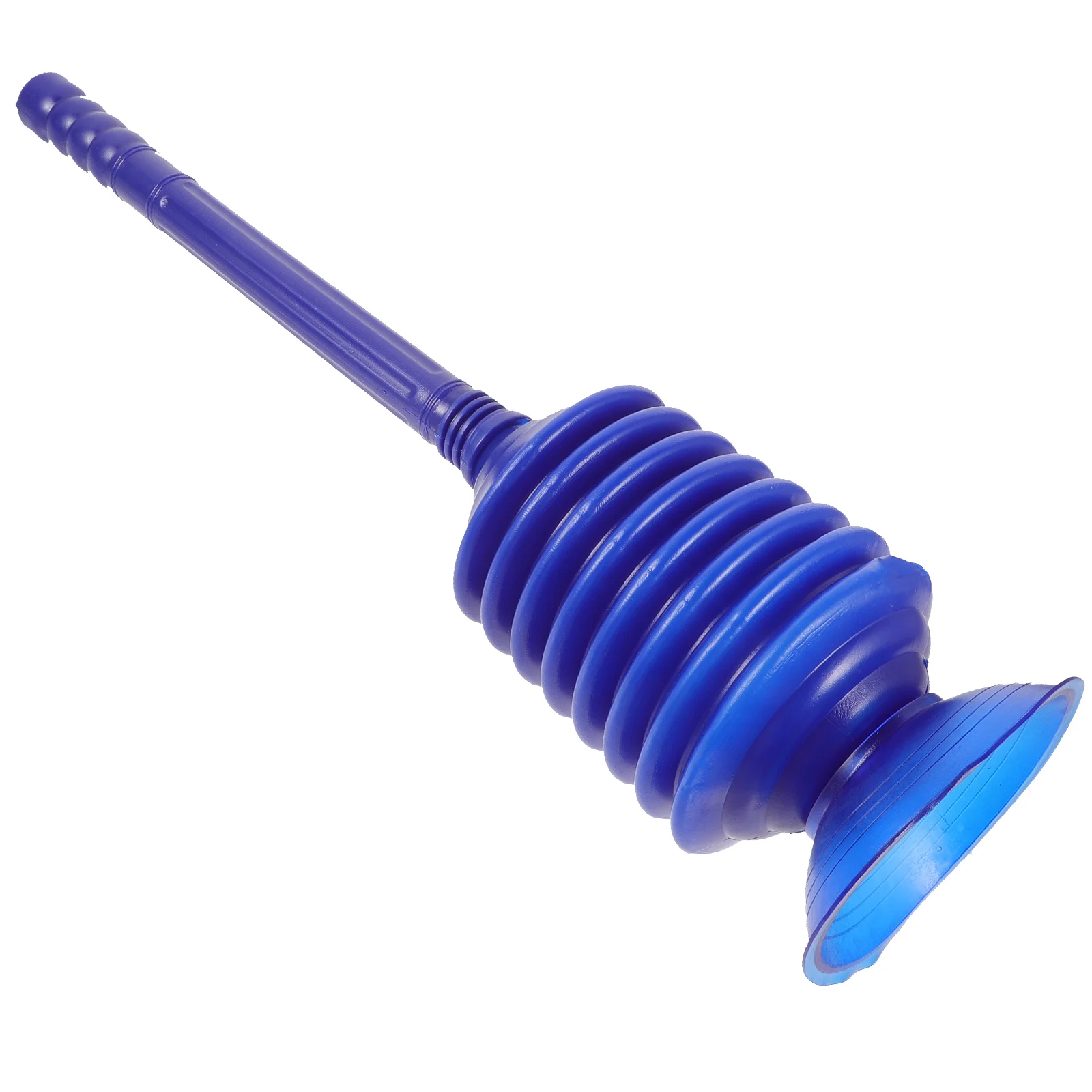 

Toilet Plunger High Pressure Pump Bathroom Toilet Dredge Drain Plunger for Bathroom Bathtubs Showers Sink Blockage (Blue)