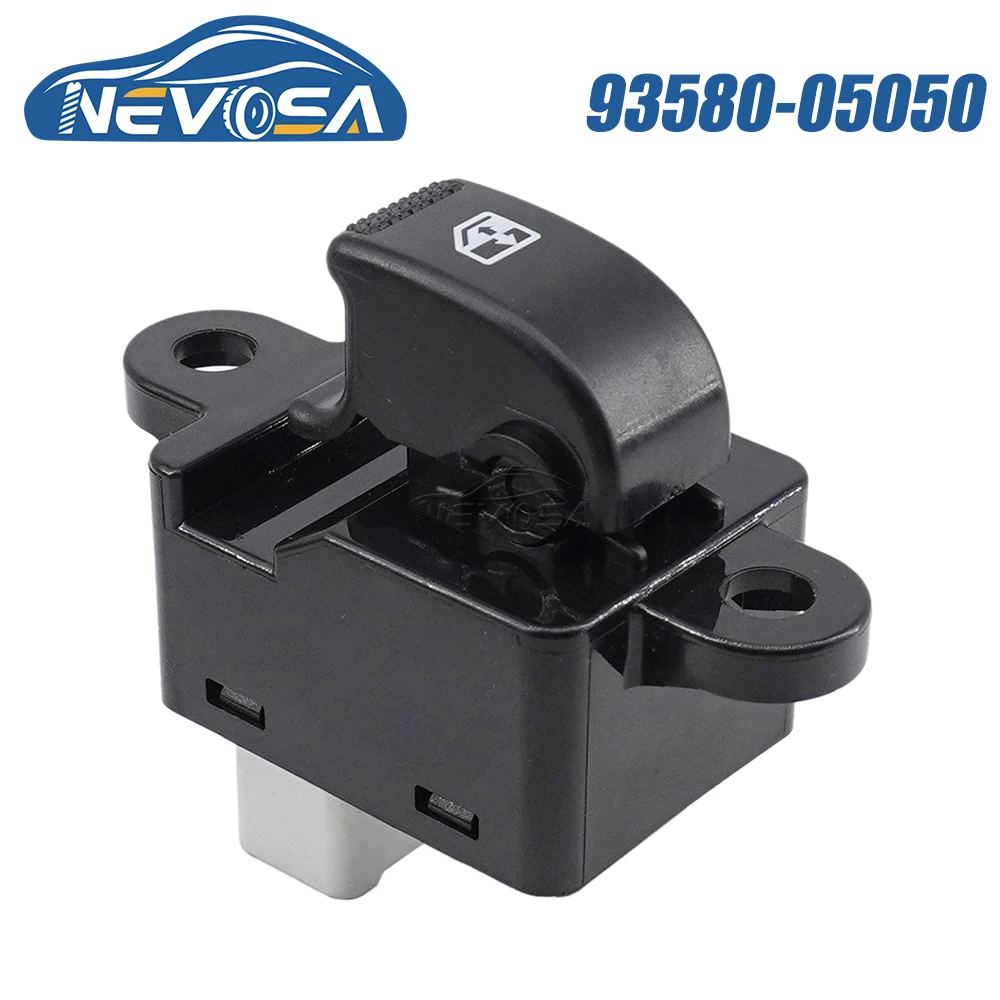 NEVOSA 93580-05050 Passenger Window Lifter Switch Rear Button For Hyundai Santro 2005 2009 ATOS PRIME 2002 2003 2008 9358005050