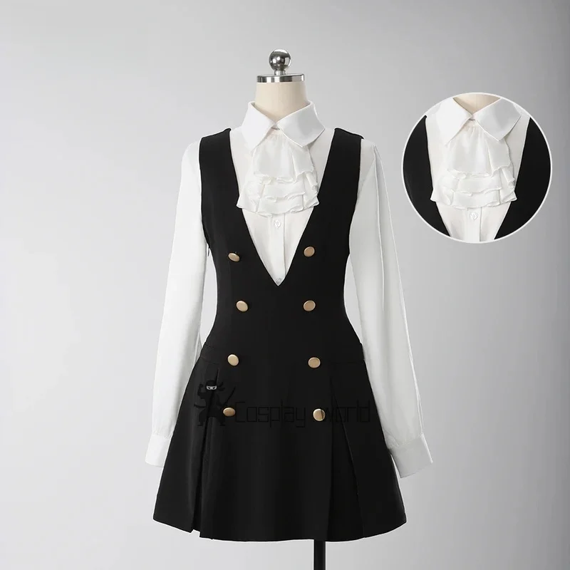 

Shirakiin Riricho Cosplay Costume R-Quality Inu Boku Roromiya Karuta Women JK School Uniform Halloween Outfit