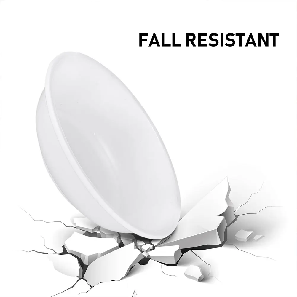 

12 Pcs Plastic Saucer Dipping Bowls Sauce Plates Small Dishes Cups Easy Clean Dishwasher Safe Premium Material Round Edges