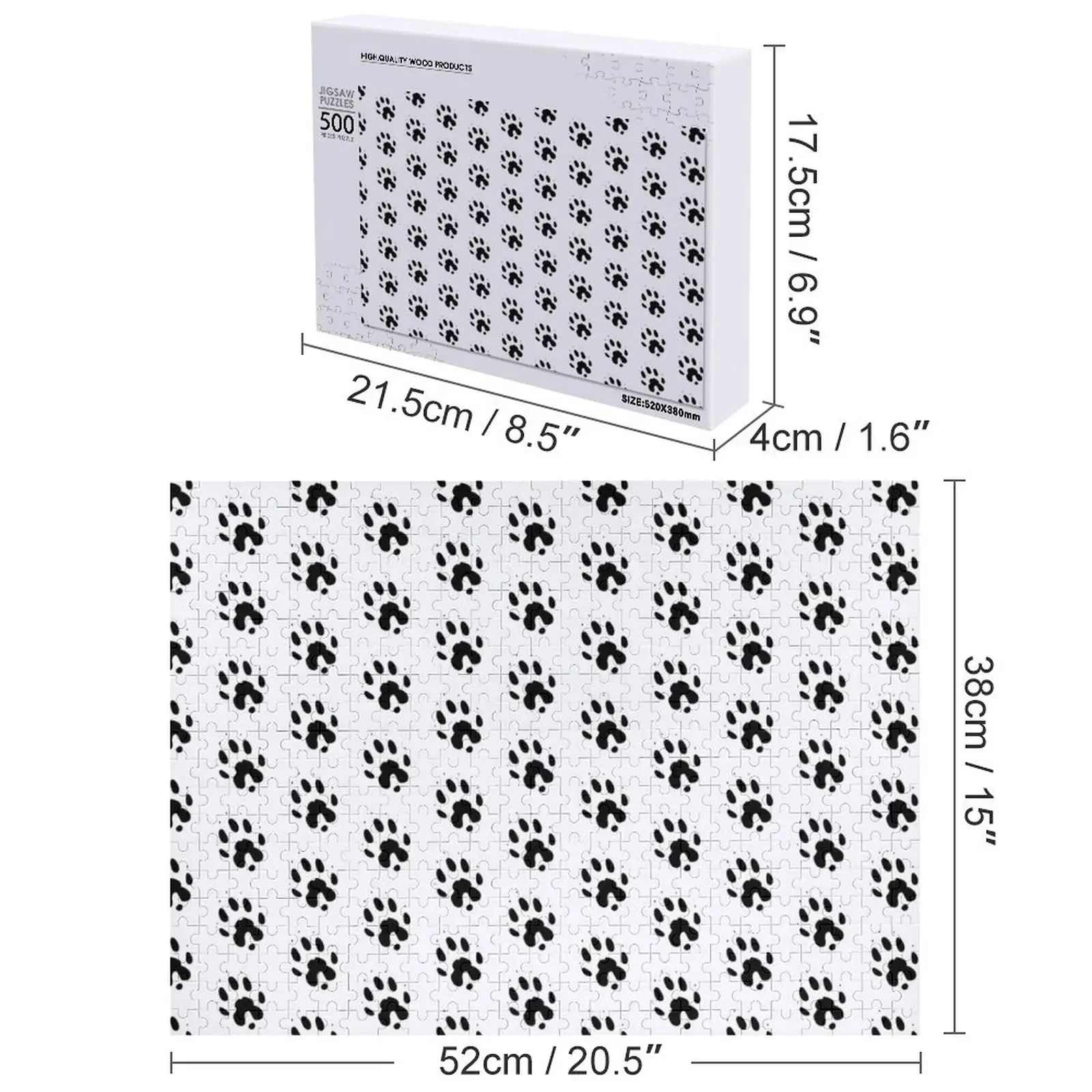 Пазл с принтом хорька, индивидуальный фото, персонализированный пазл, персонализированный для детей, деревянный пазл с именем