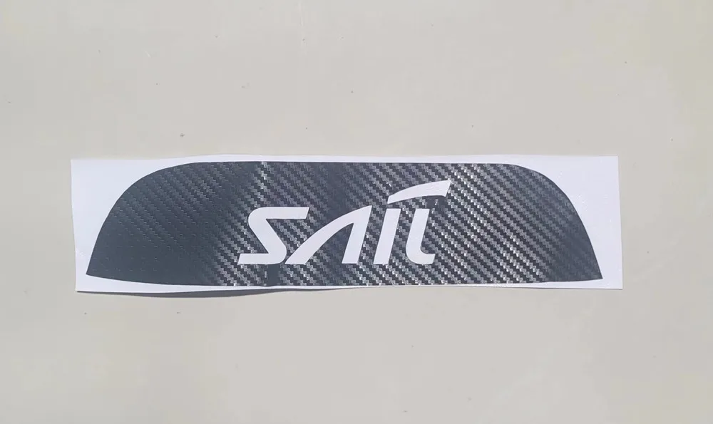 1PC Carbon Fiber Car Stickers Of High Mounted Stop Lamp High Brake Lights For Chevrolet Sail SAIL Car-Styling Accessories