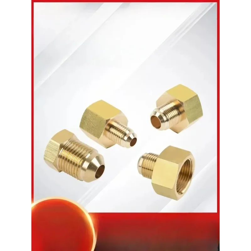 Air conditioning copper pipe adapter reducer conversion refrigeration copper nut fittings 2 min to 3 min to 4 1pcs