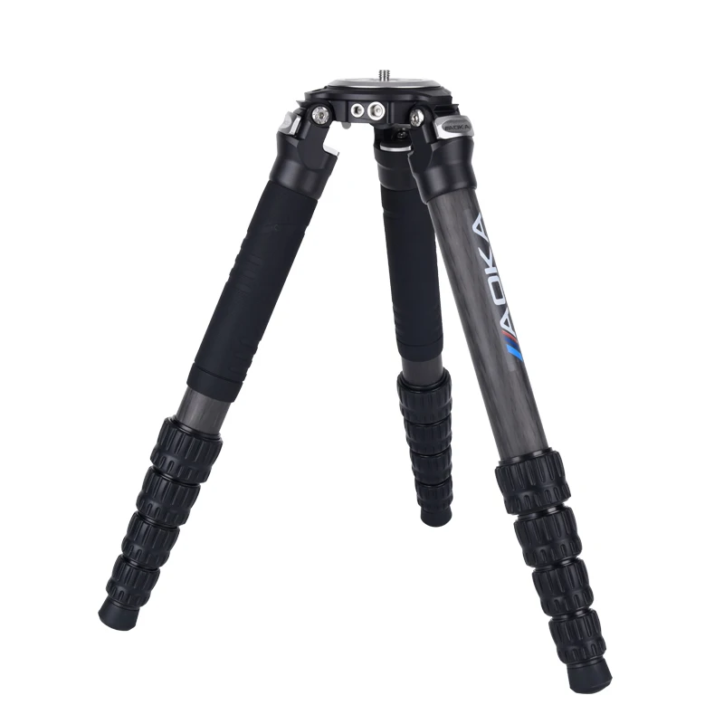 حامل ثلاثي القوائم للفيديو من ألياف الكربون الاحترافي ذو الحمل الثقيل من AOKA TKPRO425C