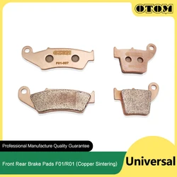 OTOM Motorcycle Front Rear Brake Pads For HONDA CRF XR NC700J CRF230F KAWASAKI KXF SUZUKI RMZ 125 250 450 Off-road Pit Dirt Bike