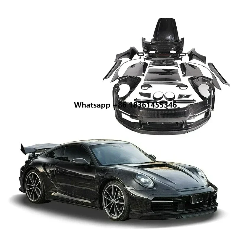FOR Carrera CarreraS 911992TC Stinger GTRStyle Dry Carbon Fiber Bumper Body Kit BODYKIT