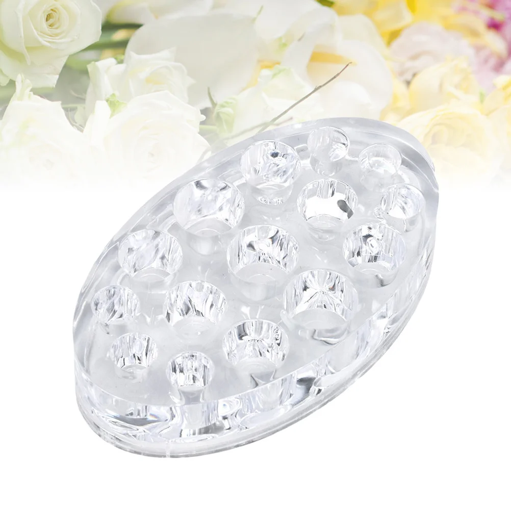 

Ellipse Transparent Acrylic Ink Cup Holder Stand for Tattoo Pigment Storage Ink Cup Rack Color Holder Accessories