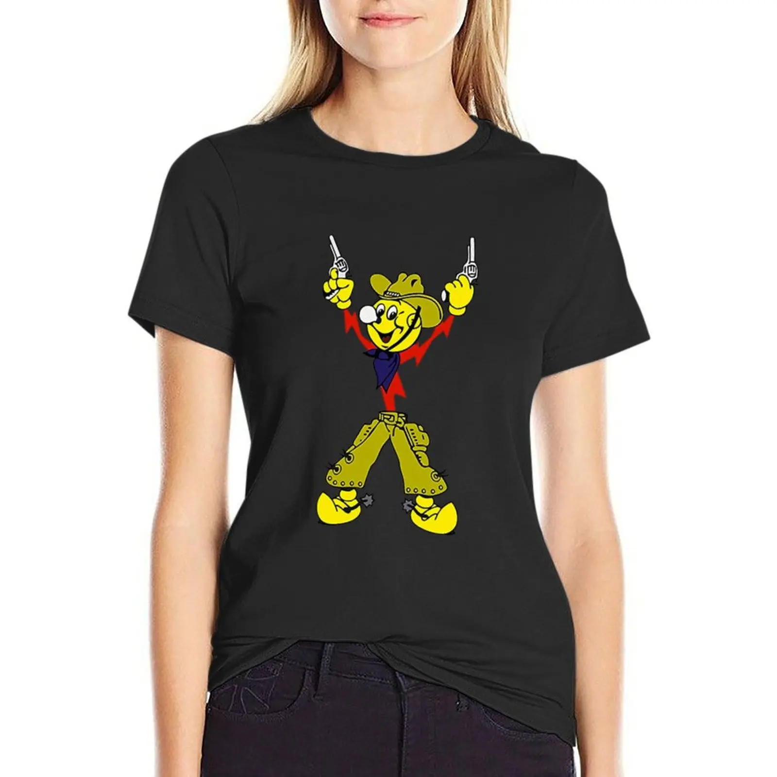 Reddy Kilowatt cowboy 123png T-Shirt tees kawaii clothes woman t shirt