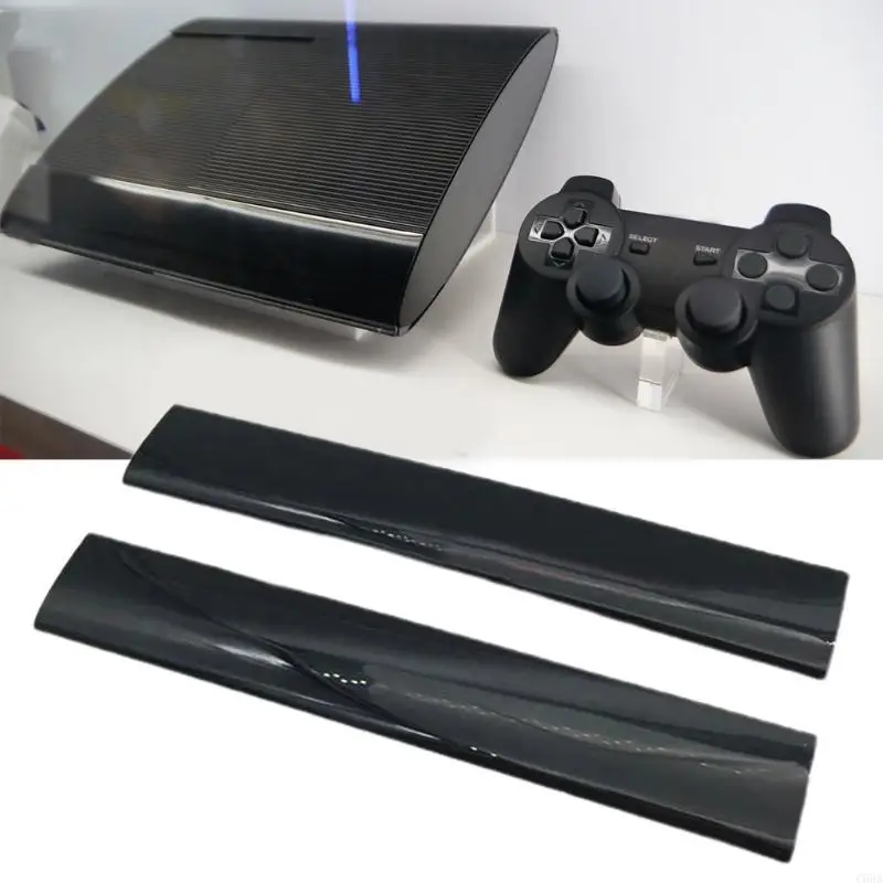 

C63A Repair Part Black Cover for Shell Front Housing for Case Left Right Faceplate Panel for Slim 4000 Console