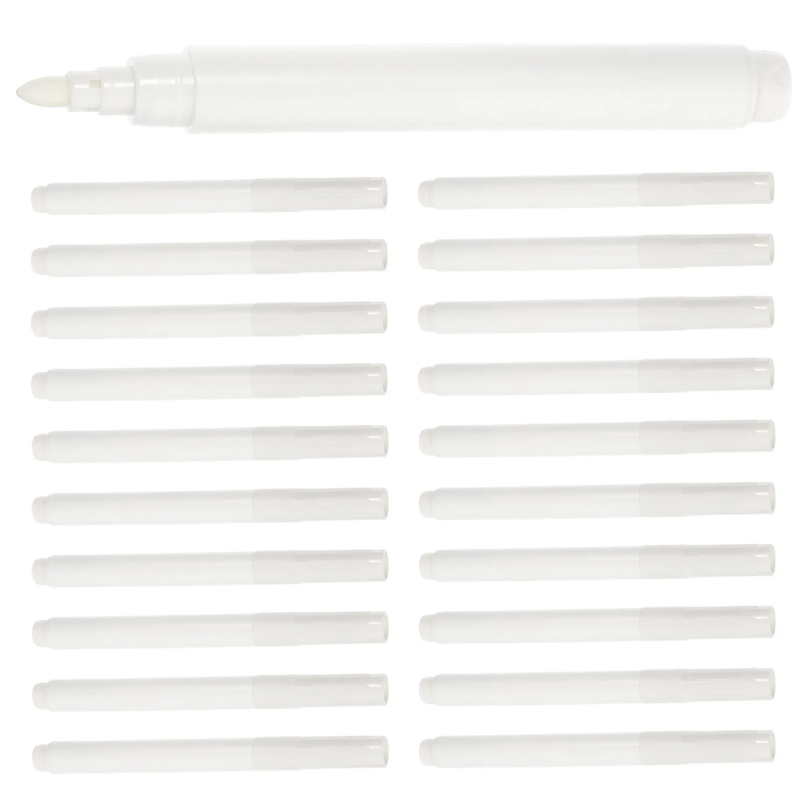 

20Pcs White Chalk Markers Liquid Chalk Pens Safe Non Toxic Smooth Writing Comfort Grip for Chalkboard Glass Windows School