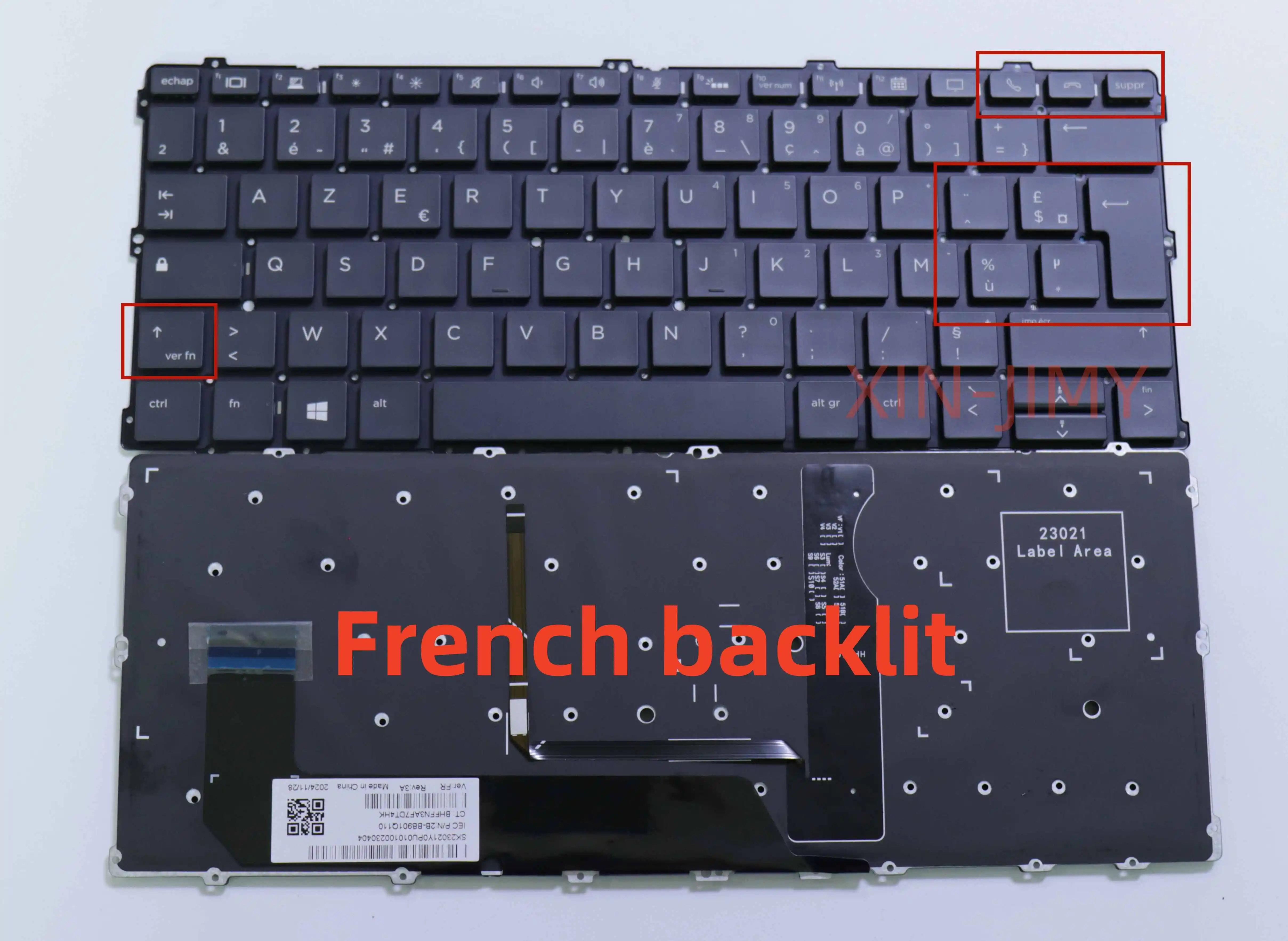 

Французская клавиатура для ноутбука HP EliteBook X360 1030 G2 1030 G3, черная с подсветкой