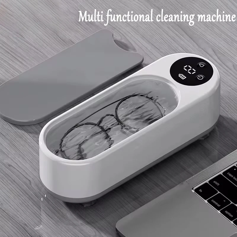 آلة تنظيف النظارات بالموجات فوق الصوتية الاهتزاز الأجهزة المنزلية الساعات وظيفة الموقت آلة التنظيف 450 مللي